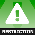 Restriction - предупреждение к разделам сайта